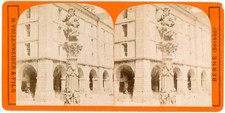 Stereo Suisse, Schweiz, Bern, Statue of the Fountain of the'Ogre, circa 1870 