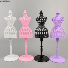 2sets/lot 1/6 Doll Accessories Display Holder Dress Clothes Gown Mannequin Stand