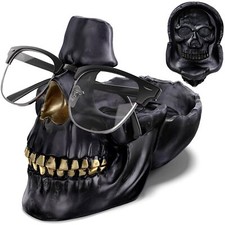 Readaeer Skull Glasses Stand Holder Creative Eyeglasses Holder Sunglasses Spe...