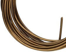 Wire, 10 Feet Tarnish Resistant Vintage Bronze 14 Gauge Round Wrapping Wire