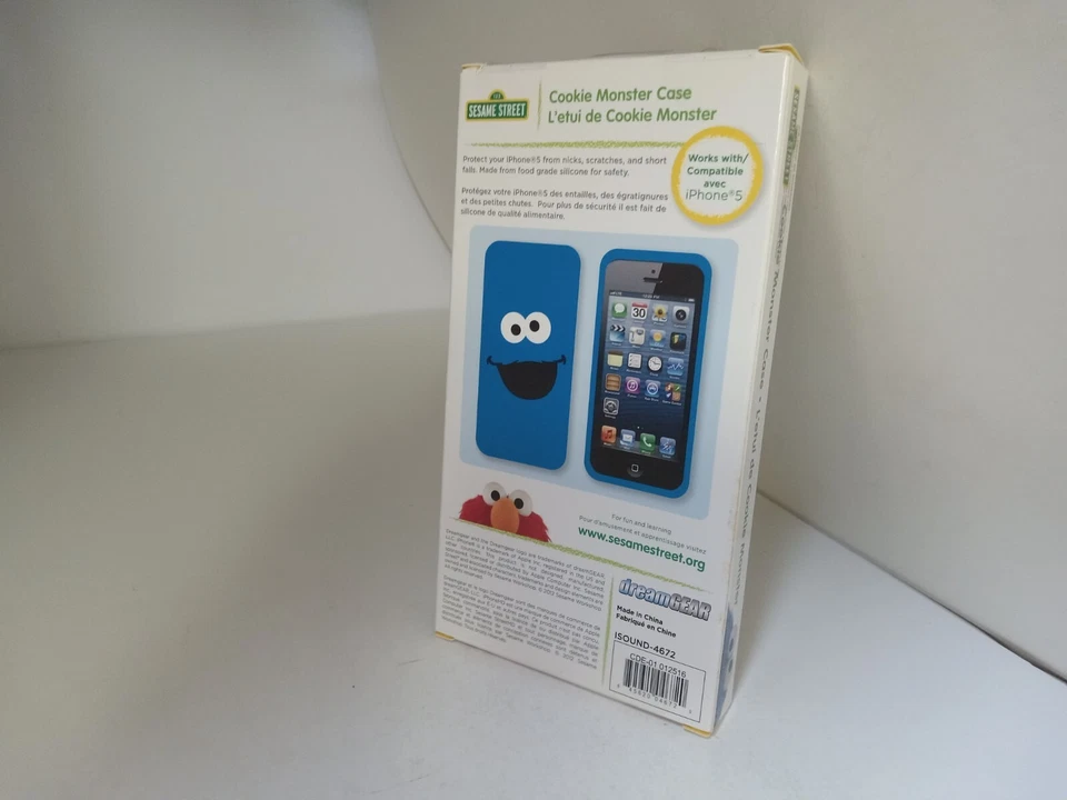 Совершенно новый Улица Сезам печенье монстр силиконовый чехол для iPhone 5 / 5с #H14 - Изображение 2 из 4
