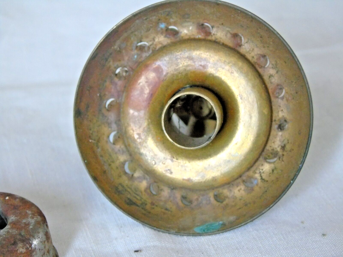 Réchaud en laiton ancien – pour samovar ou autre usage – REF 5390