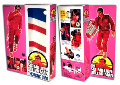 Kenner SIX MILLION DOLLAR MAN BOX for 13'' Action Figure 1ST ISSUE ENGINE BLOCK