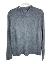 1469. Loft Outlet Super Soft Gray Mock Neck Pullover Sweater Sz M NWT Orig 64.99