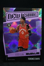 2019 NBA Status New Beginnings White Diamonds 122/125 Terence Davis II Rookie RC
