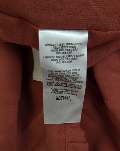NWOT Ann Taylor LOFT: Polyester Spaghetti Strap Tank Top Red Size Medium - Picture 4 of 6