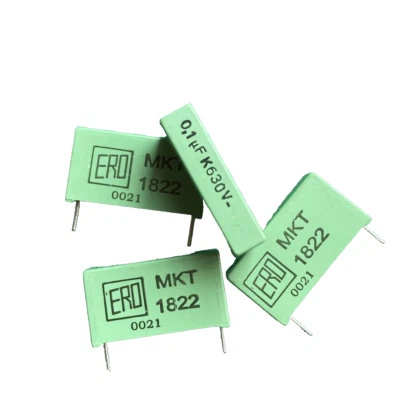 VISHAY HERO Condensatori 0,1uF (100nF) 630VDC MKT 1822 ERO VISHAY (LOTTO 4 PCS) POLIESTERE