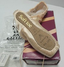 DemiPointe shoes Sansha DP801 Satin Toe shoes Tapered vamp SOFTOE ch/ladies