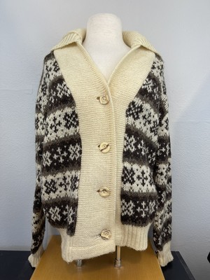 tan button up sweater