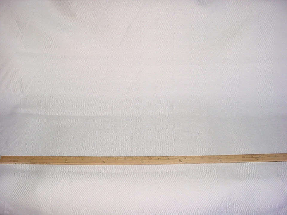 3-3/4Y Ralph Lauren LCF65612F Winslow Herringbone Wicker White Upholstery fabric - Image 2 of 4