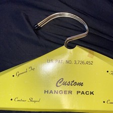 Custom Vintage Grooved Top Clothes Hangers