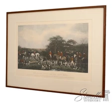 F39726C: Quality Cherry Framed English Hunt Scene ~ Francis Grant