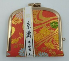 Japanese Scene Fabric Small Clutch Coin Purse
