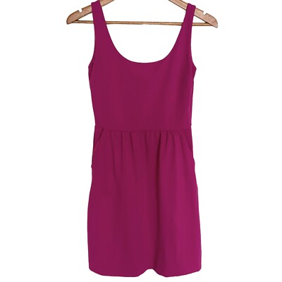 Women's Size 2 Cynthia Rowley Hot Pink Sleeveless Dress With Pockets
