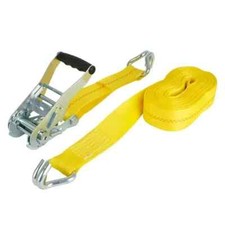 2 x 27 Heavy Duty Steel Ratchet Tie-Down Stra...