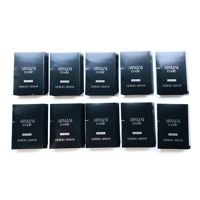 12ml Giorgio Armani Code Parfum Spray Sample 1.2 ml each x 10