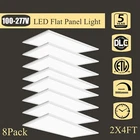 2x4 LED Flat Panel Light 75W Dimmable 2x4 Drop Ceiling Commercial Lights Fixture