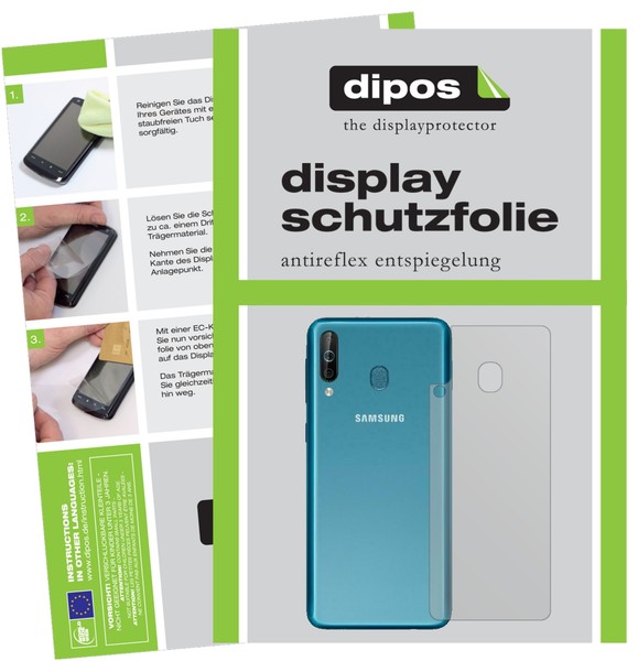 2X Schutzfolie FüR Samsung Galaxy A40S RüCkseite Matt Displayschutzfolie Folie-image