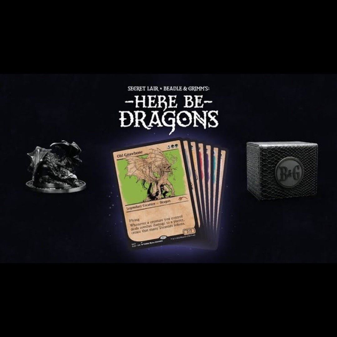 マジック：ザ・ギャザリング MTG secret lair here be dragons 3BOX Magic the Gathering MTG Secret Lair Here Be Dragons Sealed