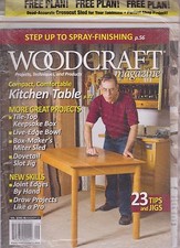 WOODCRAFT MAGAZINE AUGUST/SEPTEMBER 2012, SEALED WITH FREE PLAN.
