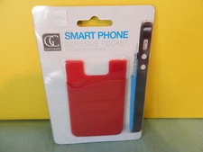 GIFTCRAFT SMART PHONE ADHESIVE POCKET "RED" NEW