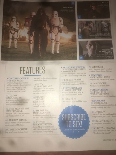 SFX Magazine #268 Star Wars TFA January 2016 - Picture 2 of 2