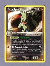 Pokemon DARK TYRANITAR Karte 120 HP ✮ 20/109 ENG Rare