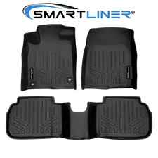 SMARTLINER Custom Fit Floor Mats 2 Row OEM 2022-2025 Honda Civic USB Ports
