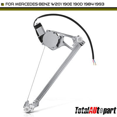 #ad #ad Window Regulator w Motor for Mercedes Benz 190D 190E W201 1984 1993 Rear Right $61.89