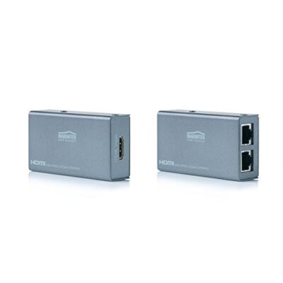 Marmitek MegaView 60 - HDMI Verlängerung  2 CAT 5 Kabel Full HD 60m Anthrazit