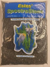 Estes Spectrastone Special Black Plant Based Coating Aquarium Gravel 5 lbs. R45