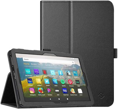 Folio Case for Amazon Fire HD 8 & Fire HD 8 Plus Tablet 2024 /2022 Stand Cover