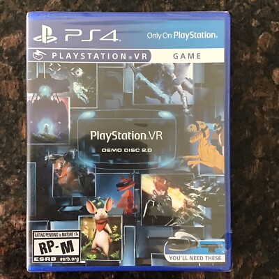 PlayStation VR Demo Disc 2.0 PSVR 2 Sony Virtual Reality PS4 - New FactorySealed