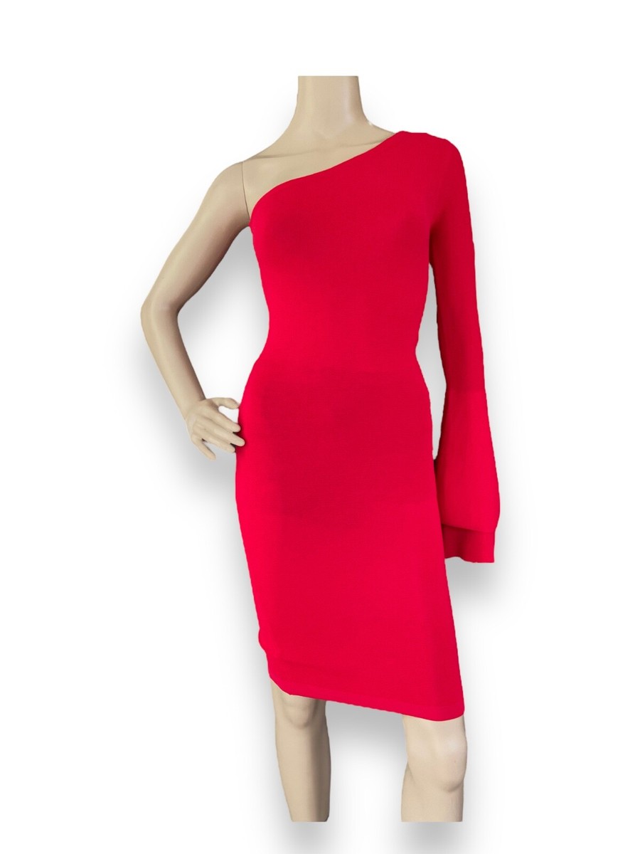 rachel roy red dress Rachel Rachel Roy Harland Womens Knit Rosette Sheath Dress, Cabernet