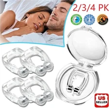 Anti Snore Magnetic Silicone Fit Nose Clip Stop Snoring Apnea Aid Device Stopper