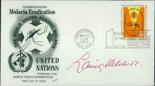 Lauritz Melchior Opera Singer Signed First Day Issue Cover FDC JSA Authenticated
