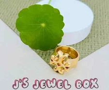 Tory, Roxanne Double T Ring. Ring size 8