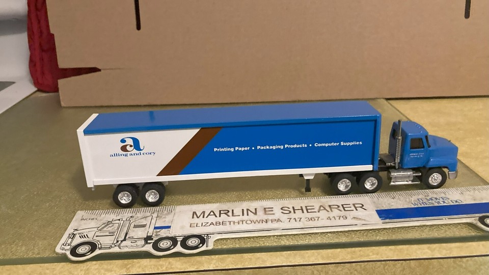 penjoy ALLING AND CORY paper & packaging products TRACTOR TRAILER eBay