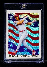 Juan Gonzalez RARE REFRACTOR PRIZM INVESTMENT CARD Texas Rangers SP