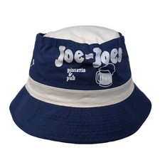 Joe-Joe's Pizzeria & Pub Bucket Hat Blue Medium Vent Holes Outdoor