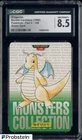 1996 VINTAGE Pokemon Bandai Carddass Green Card Dragonite CGC 8.5 NM-MT+