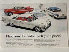 1958dodge Desoto Fireflight Firesweep Firedome Print Ad Pick Your Price