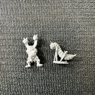 2 Ultra Rare Demons Chaos Metal Citadel Miniature Warhammer OOP