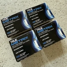 400 True Metrix Blood Glucose Test Strips 4 X 100 New Sealed Retail 04/26 - 2027