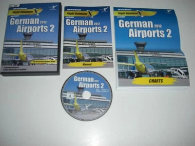 GERMAN AIRPORTS 2 2012 Pc DVD Add-On Flight Simulator Sim 2004 & X FS2004 FSX - Image 1 of 2