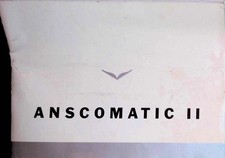 Ansco Anscomatic II Slide Projector GAF Original Manual 1960s Remote Control