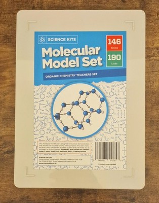 338 Teile großes Molekular Modell 146 Atome Organische Chemie Lehrerset