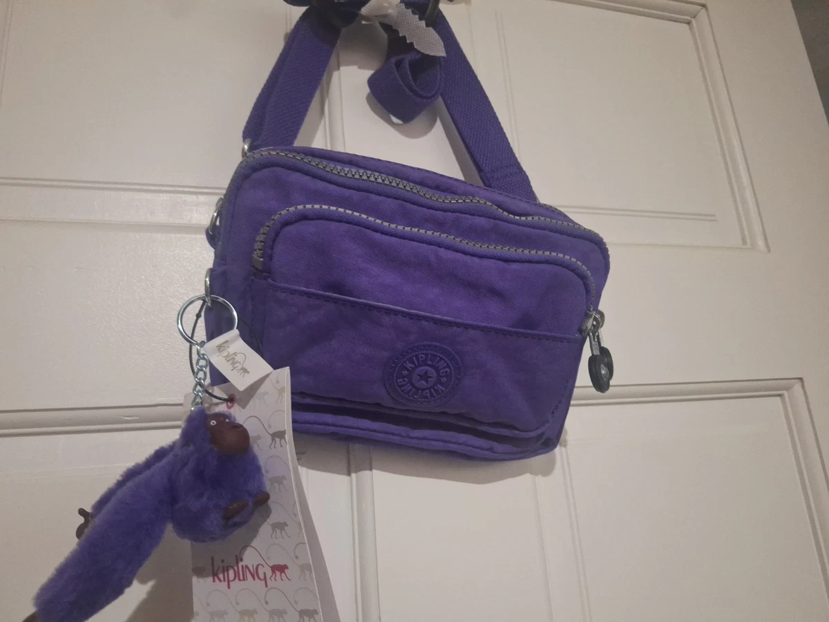Kipling Bright Purple Canvas Multi-Pocket Satchel Amazon.com: Kipling Women main image 2