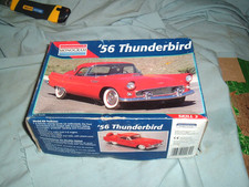 Parts 1956 Ford Thunderbird Monogram 124 Scale Model Kit Open Box Parts 1956 Ford Thunderbird Monogram 124 Scale Model Kit Open Box