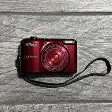 Nikon Coolpix L28 20.1MP Digital Camera   Red   Does Not Turn On /For Parts
